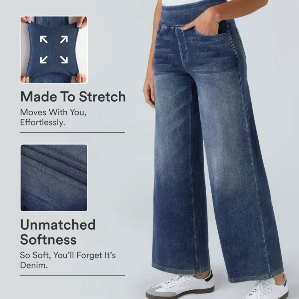 Halara Flex High Waisted Stretch Denim Jeans - S